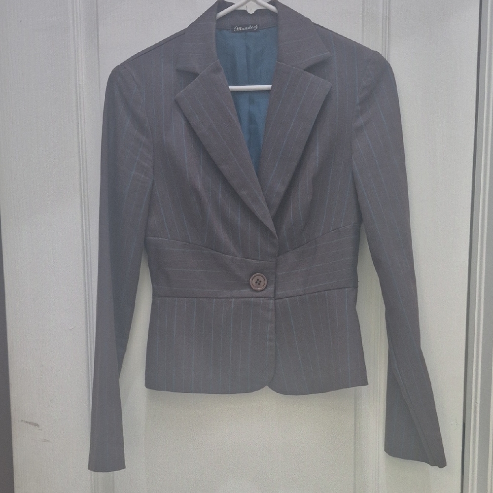 Mandee Gray Tailored Blazer